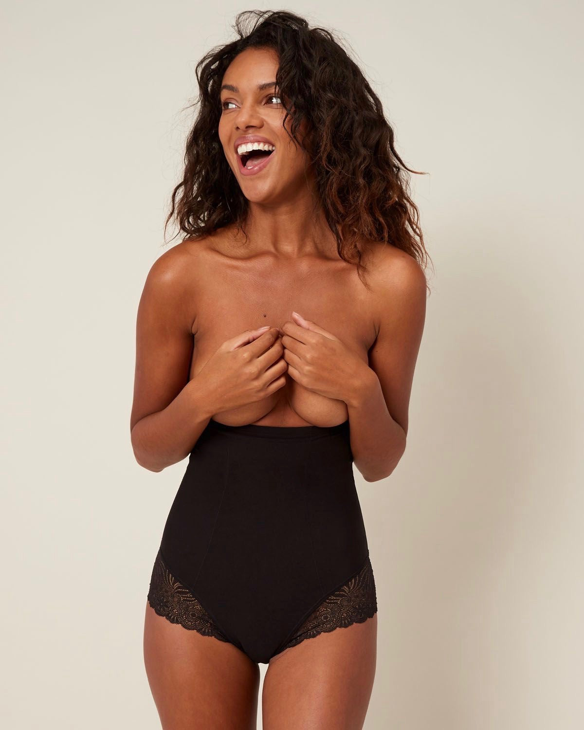 Simone Perele - Top Model High Waist Shaper - Black – French Bikini